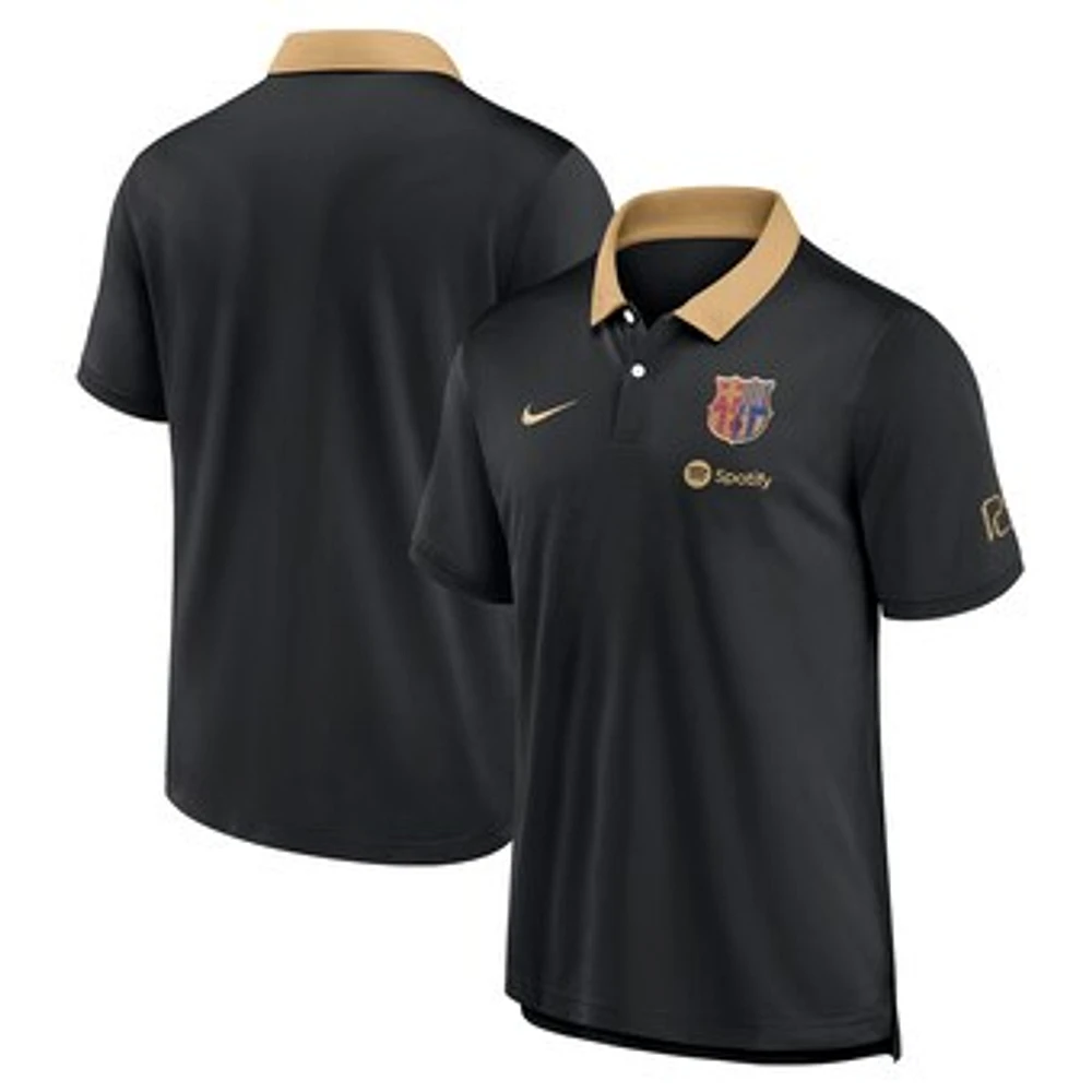 Men's Nike Black Barcelona 2024/25 Performance 2.0 Polo