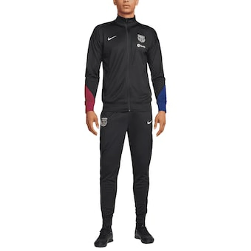 Men's Nike Black Barcelona 2024/25 Strike Track Suit