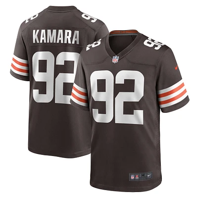 Men's Nike Sam Kamara  Brown Cleveland Browns Team Game Jersey