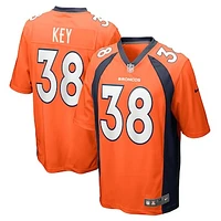 Men's Nike Devon Key Orange Denver Broncos Team Game Jersey