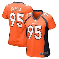 Women's Nike Elijah Garcia  Orange Denver Broncos Team Game Jersey