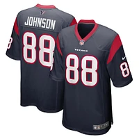 Men's Nike Johnny Johnson  Navy Houston Texans Team Game Jersey