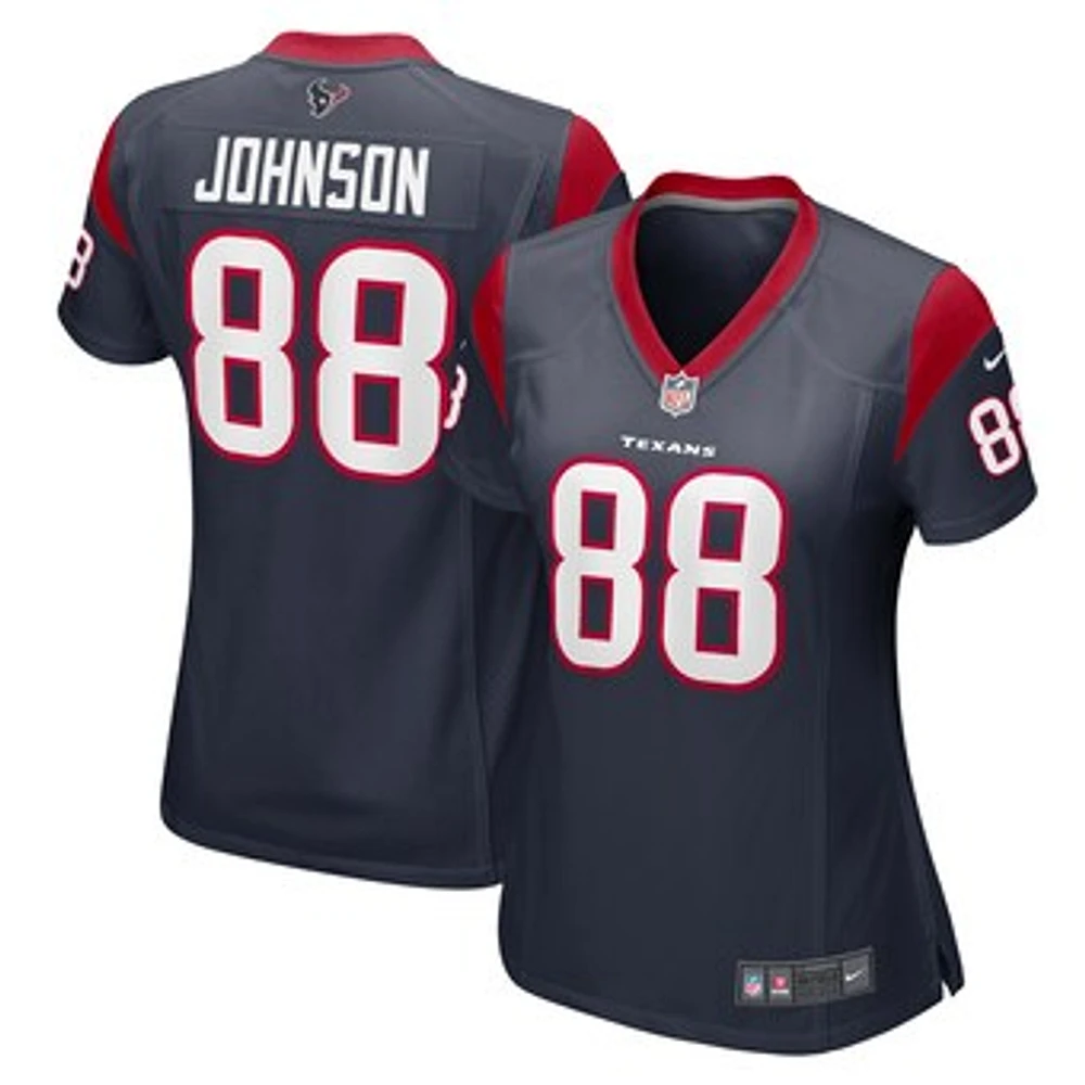 Women's Nike Johnny Johnson  Navy Houston Texans Team Game Jersey