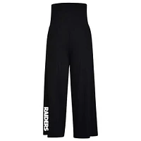 Women's Kiya Tomlin Black Las Vegas Raiders Culotte Lounge Pants