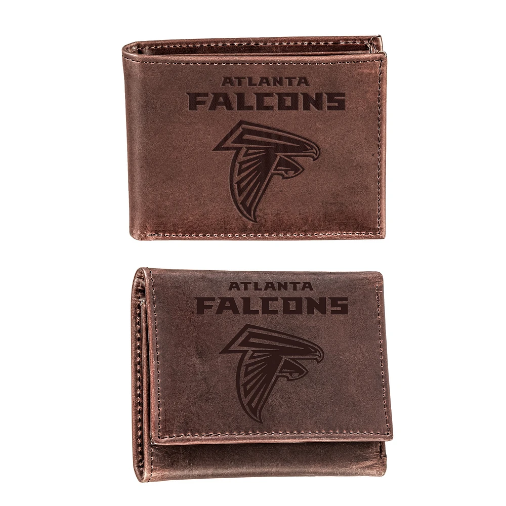 Atlanta Falcons Bifold & Trifold Wallet Two-Piece Set