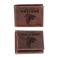 Atlanta Falcons Bifold & Trifold Wallet Two-Piece Set