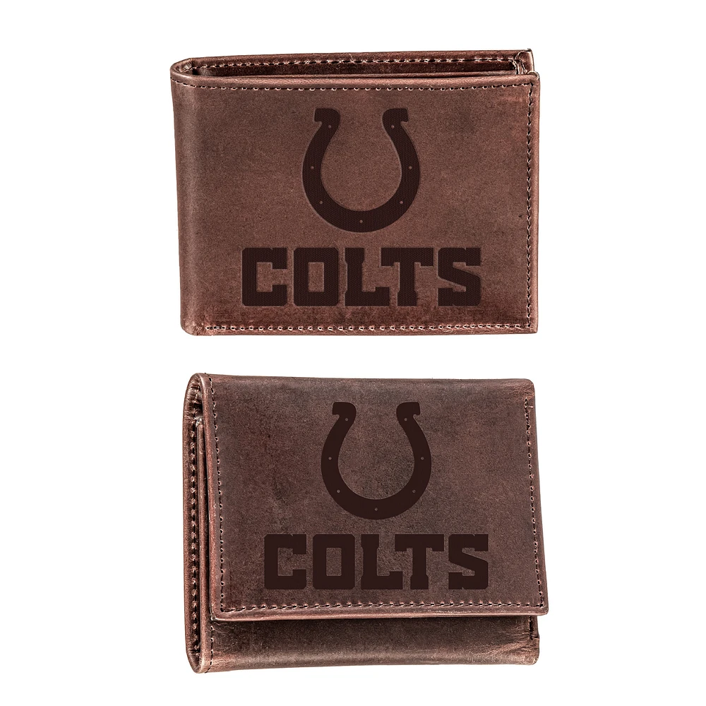 Indianapolis Colts Bifold & Trifold Wallet Two-Piece Set