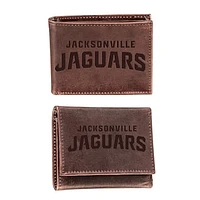 Jacksonville Jaguars Bifold & Trifold Wallet Two-Piece Set