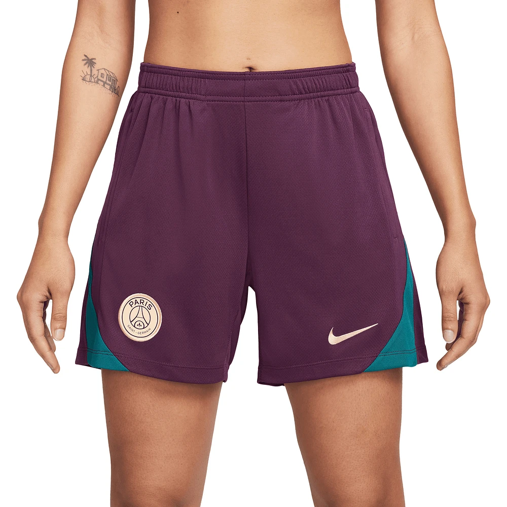 Women's Nike Burgundy Paris Saint-Germain 2024/25 Strike Performance Shorts