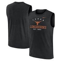 Men's Nike Black Texas Longhorns Primetime Legend Lock Up Performance Muscle Tank Top