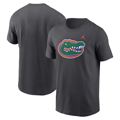 Men's Jordan Brand Anthracite Florida Gators Primetime Evergreen Logo T-Shirt