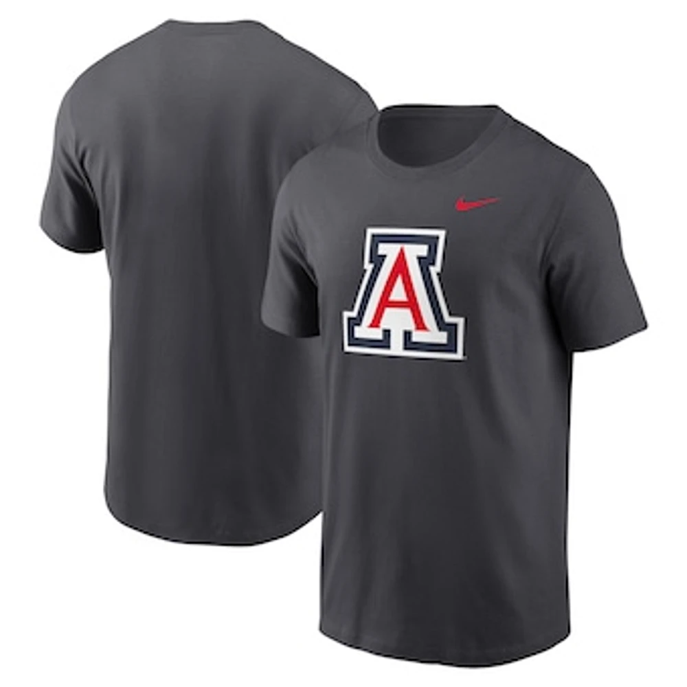 Men's Nike Anthracite Arizona Wildcats Primetime Evergreen Logo T-Shirt