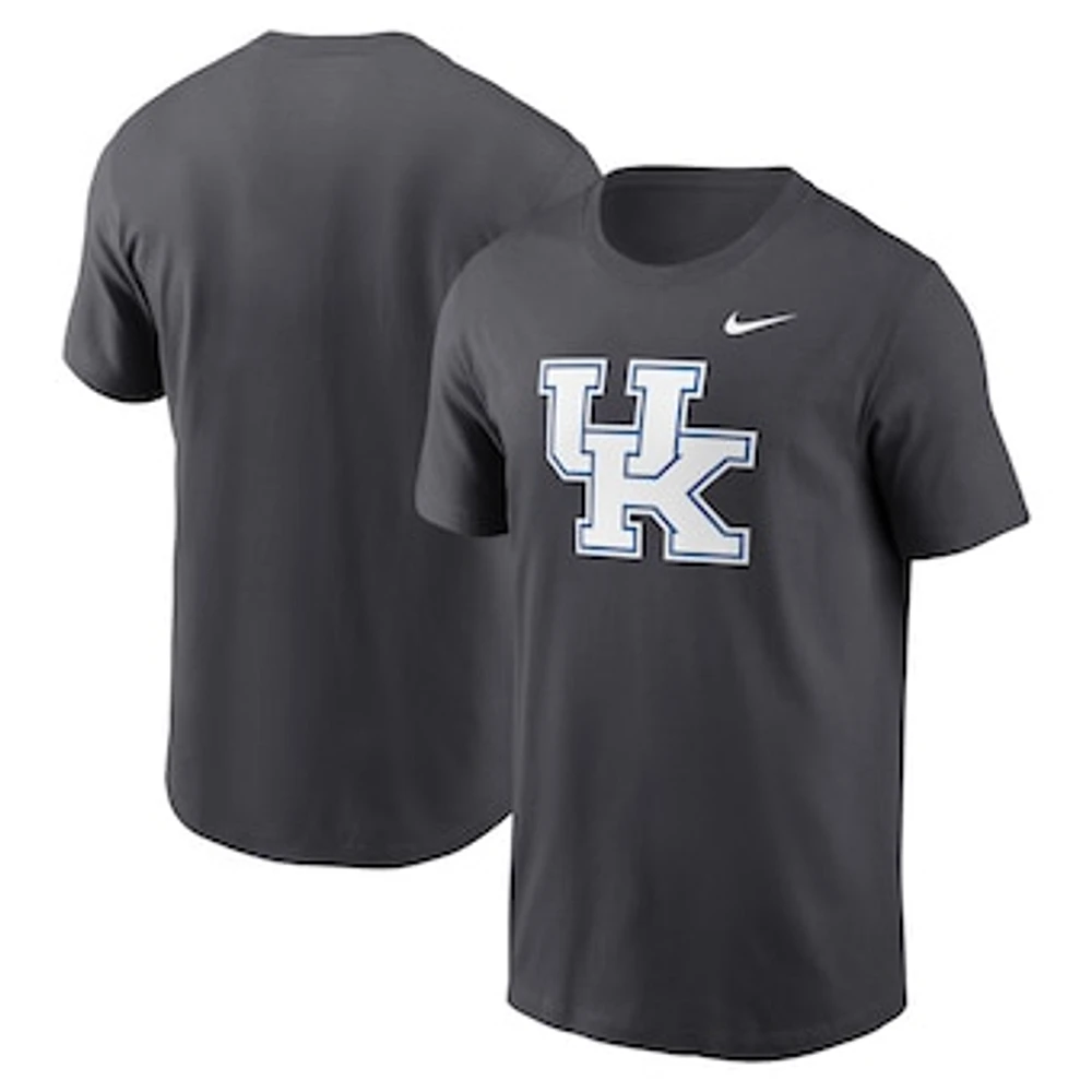 Men's Nike Anthracite Kentucky Wildcats Primetime Evergreen Logo T-Shirt