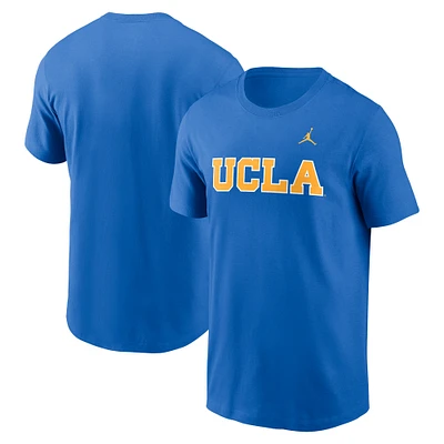 Men's Jordan Brand Blue UCLA Bruins Primetime Wordmark T-Shirt