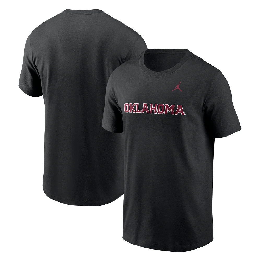 Men's Jordan Brand Oklahoma Sooners Primetime Wordmark T-Shirt