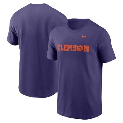 Men's Nike Clemson Tigers Primetime Wordmark T-Shirt