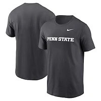 Men's Nike Anthracite Penn State Nittany Lions Primetime Wordmark T-Shirt