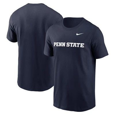 Men's Nike Navy Penn State Nittany Lions Primetime Wordmark T-Shirt