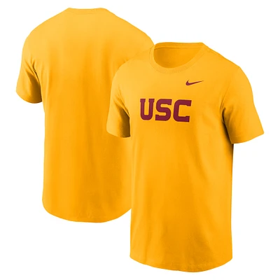 Men's Nike Gold USC Trojans Primetime Wordmark T-Shirt