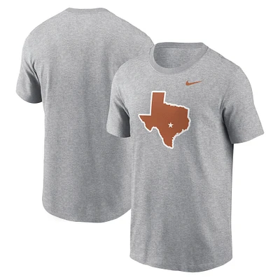 Men's Nike Heather Gray Texas Longhorns Primetime Alternate Logo T-Shirt