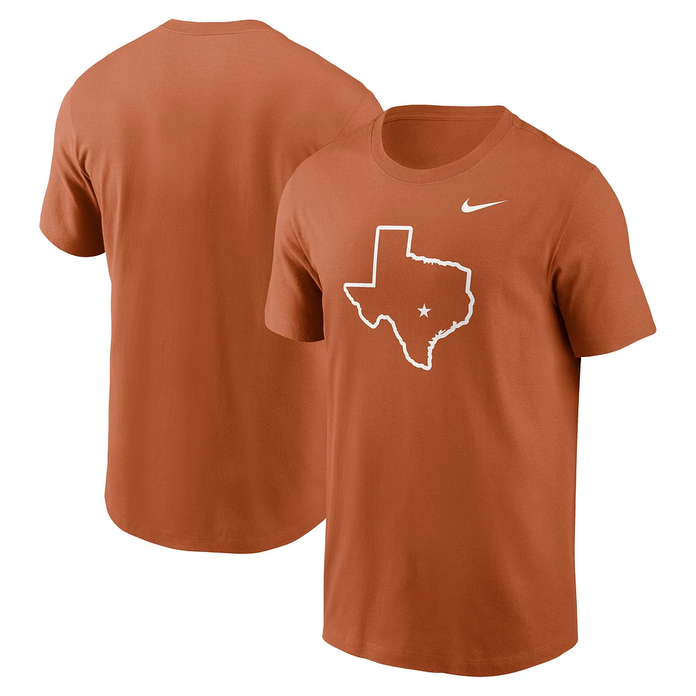 Men's Nike Burnt Orange Texas Longhorns Primetime Alternate Logo T-Shirt