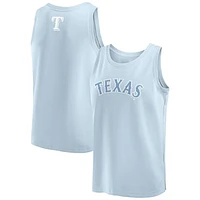 Men's Fanatics Light Blue Texas Rangers Elements Tank Top