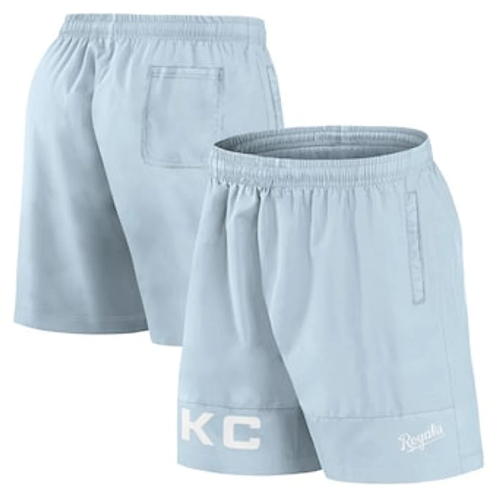 Men's Fanatics Light Blue Kansas City Royals Elements Swim Shorts