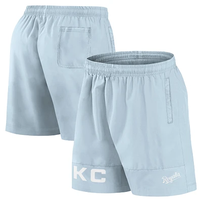 Men's Fanatics Light Blue Kansas City Royals Elements Swim Shorts