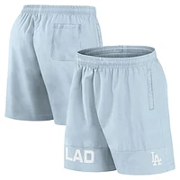 Men's Fanatics Light Blue Los Angeles Dodgers Elements Swim Shorts