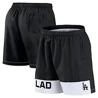 Men's Fanatics Black Los Angeles Dodgers Elements Swim Shorts