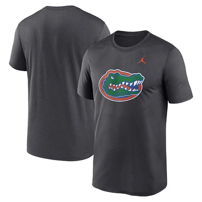 Men's Jordan Brand Anthracite Florida Gators Primetime Legend Logo T-Shirt