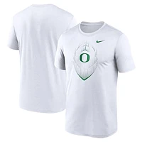 Men's Nike White Oregon Ducks Primetime Legend Icon Performance T-Shirt