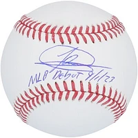 Jasson Domínguez New York Yankees Autographed Baseball with "MLB Debut 9/1/23" Inscription