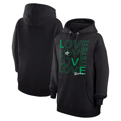 Women's G-III 4Her by Carl Banks Dallas Stars Hockey Love Fleece Pullover Hoodie