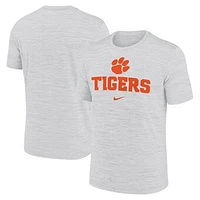 Men's Nike White Clemson Tigers Primetime Velocity T-Shirt