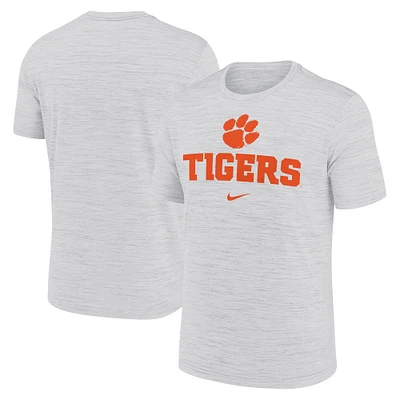 Men's Nike White Clemson Tigers Primetime Velocity T-Shirt