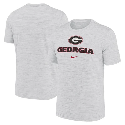 Men's Nike White Georgia Bulldogs Primetime Velocity T-Shirt