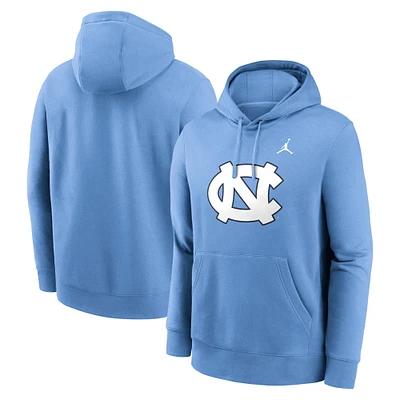 Men's Jordan Brand Blue North Carolina Tar Heels Primetime Club Fleece Pullover Hoodie