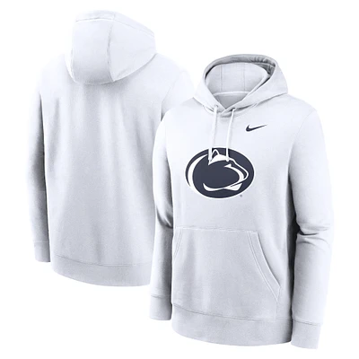 Men's Nike White Penn State Nittany Lions Primetime Evergreen Club Fleece Pullover Hoodie