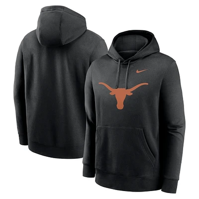 Men's Nike Texas Longhorns Primetime Evergreen Club Fleece Pullover Hoodie