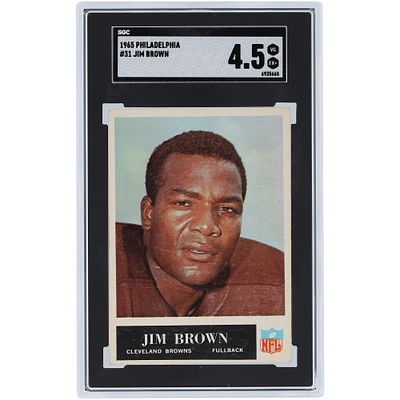 SGC 4.5: Jim Brown Cleveland Browns 1965 Philadelphia Card