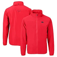 Men's Cutter & Buck  Red Baltimore Ravens  Charter Eco Recycled Full-Zip Jacket