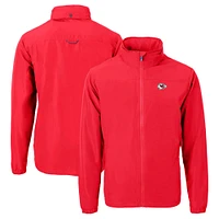 Men's Cutter & Buck  Red Kansas City Chiefs Charter Eco Recycled Full-Zip Jacket