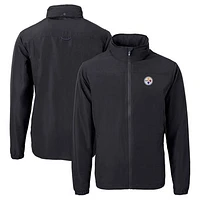 Men's Cutter & Buck Pittsburgh Steelers Charter Eco Recycled Full-Zip Jacket
