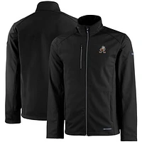 Men's Cutter & Buck Cleveland Browns Evoke Eco Softshell Recycled Full-Zip Jacket