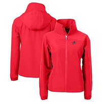 Women's Cutter & Buck Detroit Lions Charter Eco Recycled Full-Zip Jacket