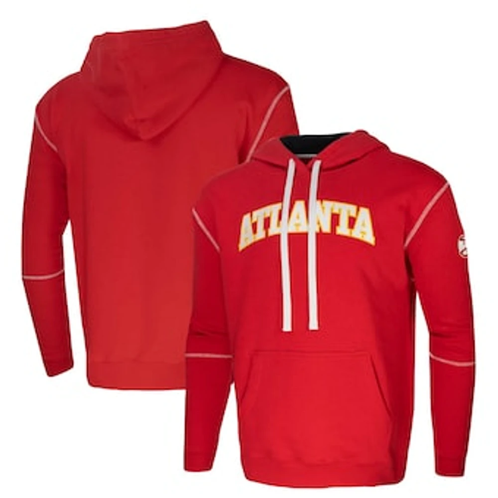 Unisex Red Stadium Essentials Atlanta Hawks Monument Pullover Hoodie