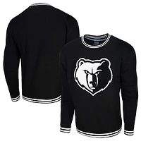 Men's Stadium Essentials Black Memphis Grizzlies Club Level Pullover Sweatshirt