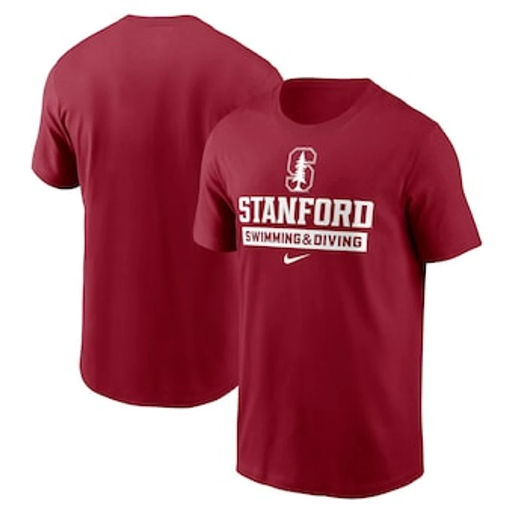 Men's Nike Cardinal Stanford Swimming & Diving T-Shirt