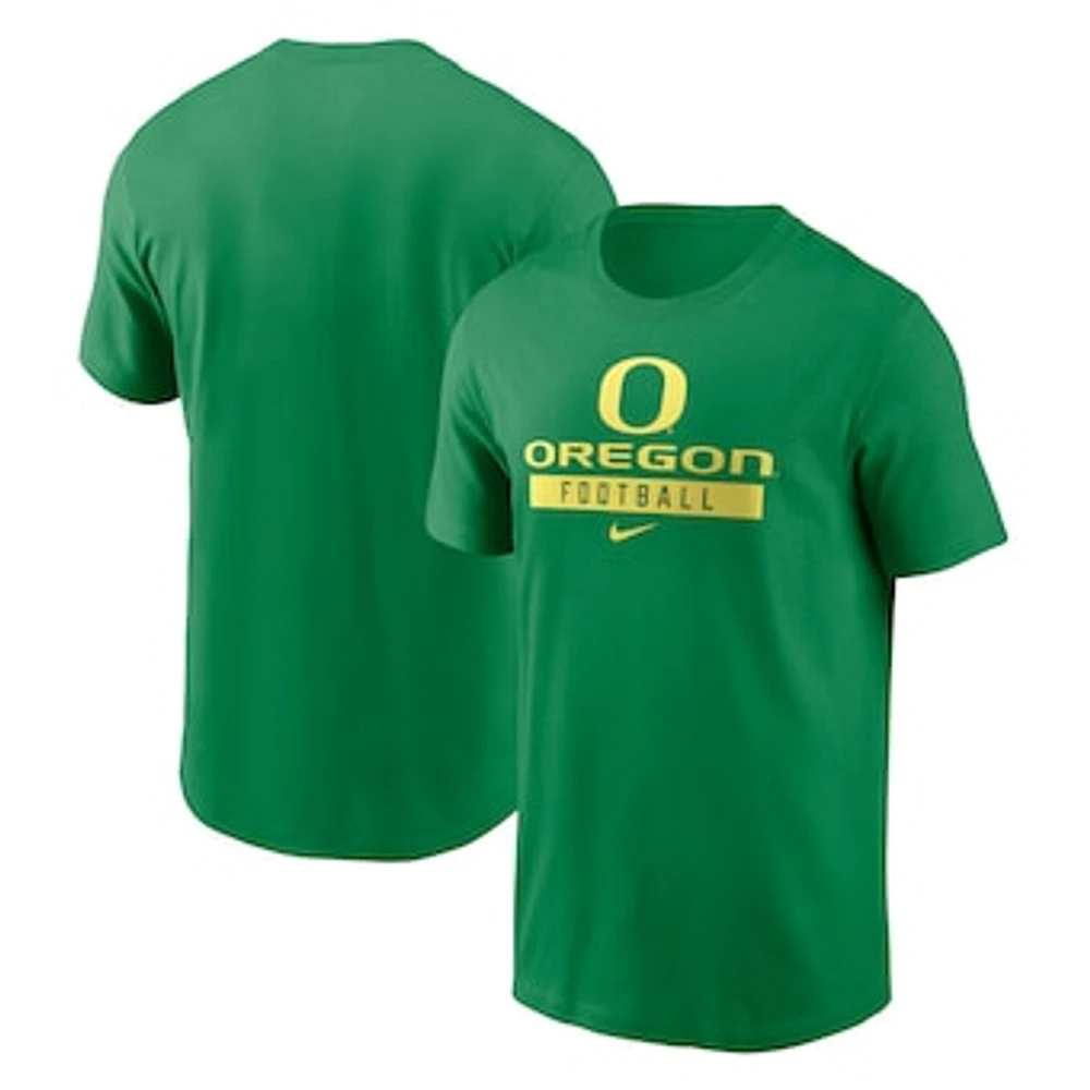 Men's Nike Green Oregon Ducks Football T-Shirt